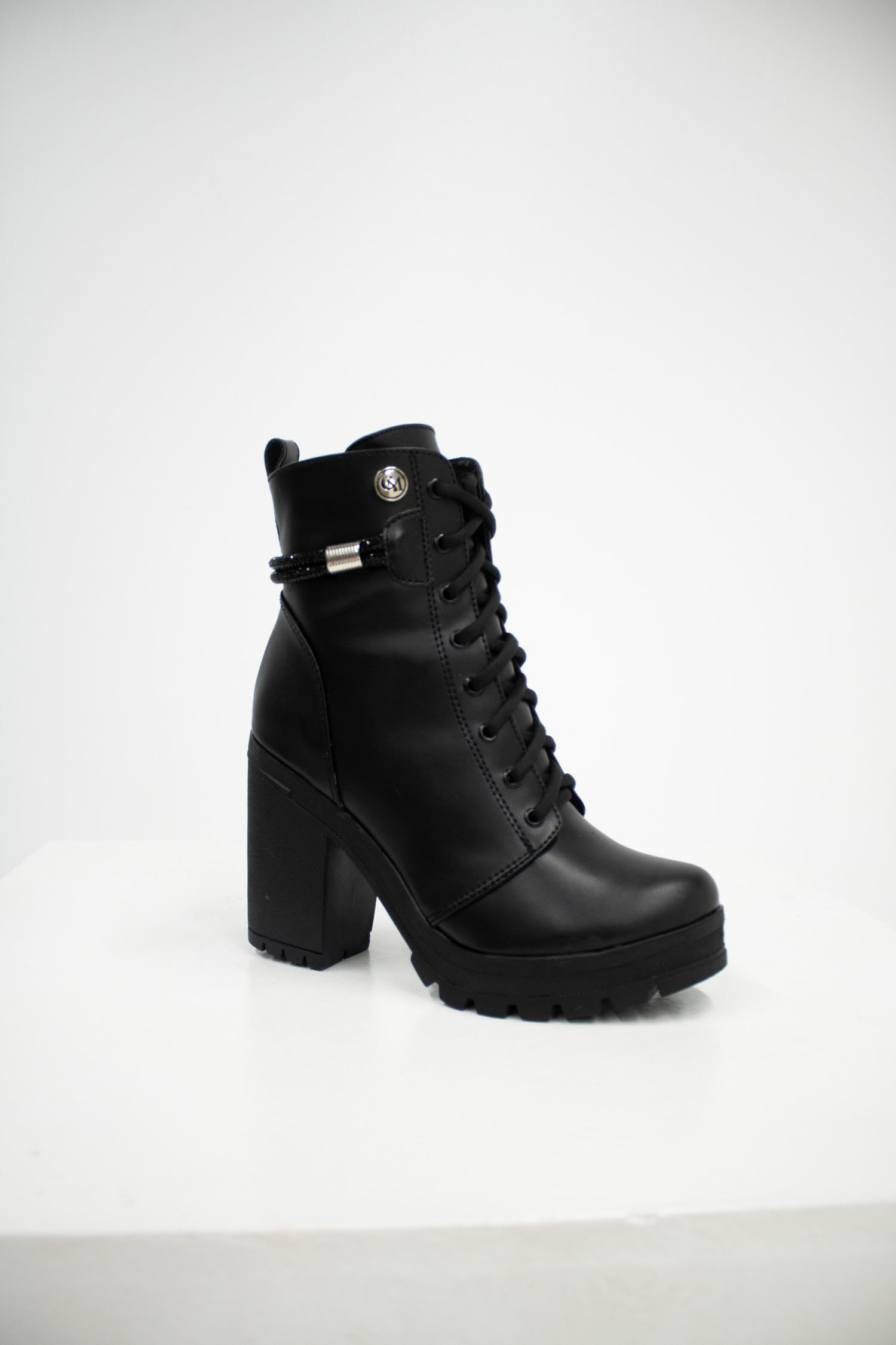 Botín de Tacón Con Cordón Murano